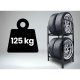 Humberg HM-388 metalinis padangų stovas, 4 padangoms