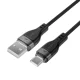 Acefast C11-04 USB-A – USB-C laidas 3A 1.2 m, juodas