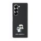 Karl Lagerfeld Saffiano dėklas, skirtas Samsung Galaxy Z Fold 6, juodas