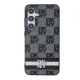 DKNY Samsung Galaxy S24 dėklas Leather Checkered Mono Pattern, juodas