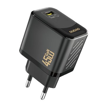 Dudao A28 45W GaN USB-C įkroviklis, juodas