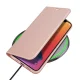 Atverčiamas dėklas Apple iPhone 12 Pro Max 6.7\" Dux Ducis, rožinis