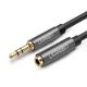Ugreen AV118 3.5 mm garso ilginimo laidas (M/F), 1 m, sidabrinis