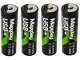 Kraunamos AA Li-Ion 1.5V 2200mWh baterijos su USB-C, 4 vnt.