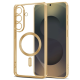Tech-Protect Samsung Galaxy S26+ Case MagFlex, Transparent Gold