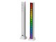 USB RGB LED Light Bar with Sound Reaction, Built-in Battery, White