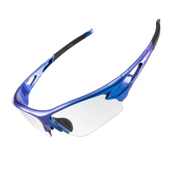 Rockbros 10069 dviračių akiniai su UV400 filtru, mėlyni