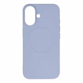Dėklas Liquid Silicone Case MagSafe skirtas iPhone 16, levandų
