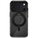 Uniq Swivix dėklas su 360° besisukančiu stovu iPhone 17 Pro, juodas