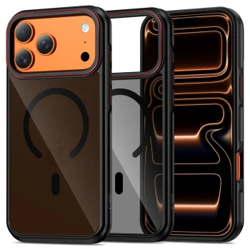 Tech-Protect MagHybrid MagSafe Case for iPhone 17 Pro - Black/Red