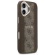 Guess 4G PU Stripe MagSafe dėklas iPhone 17, rudas