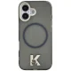Karl Lagerfeld IML K Head Logo MagSafe dėklas, skirtas iPhone 17, juodas