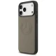 Mercedes dėklas iPhone 17 Pro Max telefonui Leather Vintage Logo MagSafe, smėlio