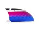 Glow YC57 UV/LED nagų lempa 268W, mėlyna-rožinė