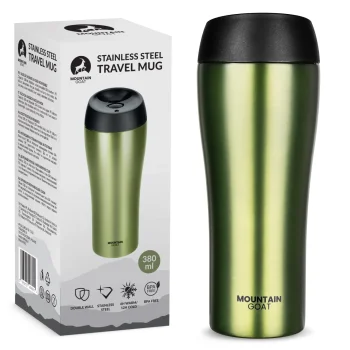 Termopuodelis 4Fizjo Mountain Goat TRAVEL, 380 ml, žalias