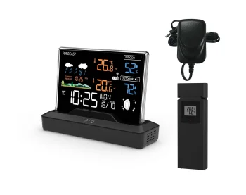Belaidė meteorologinė stotelė su lauko jutikliu ir spalvotu LCD ekranu 133415