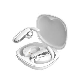 OWS belaidės ausinės Dudao U17Z, Bluetooth 5.3, su lankeliais už ausų, baltos