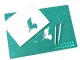 A3 Double-Sided Self-Healing Cutting Mat Green