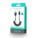 Joyroom S-A43 USB-A į USB-C spiralinis laidas 1.5m, juodas