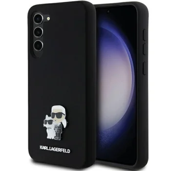 Karl Lagerfeld Samsung Galaxy S24+ dėklas Silicone Karl&Choupette, juodas