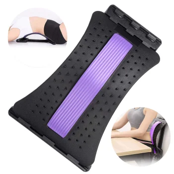 Nugaros tempimo ir masažo prietaisas Magic Back, violetinis