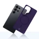 3mk Smoke MagCase dėklas skirtas Samsung Galaxy S25 Ultra, pusiau permatomas violetinis