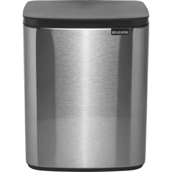 Šiukšliadėžė Brabantia BO 12 L, Matte Steel Fingerprint Proof