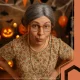 Old Lady Costume 5-Piece Set with Wig and Glasses Ruhhy 26149