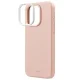 Uniq Lino Hue iPhone 15 Pro Max 6.7" case Magclick Charging pink/blush pink