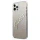 Apple iPhone 12 / 12 Pro 6.1\'\' Guess Gradient Script Case Cover (GUHCP12MPCUGLSGO), Gold
