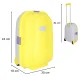 Kids Travel Suitcase on Wheels with LED, Cabin Luggage, Yellow