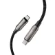 Tech-Protect UB10T USB-C laidas PD240W 100cm, juodas