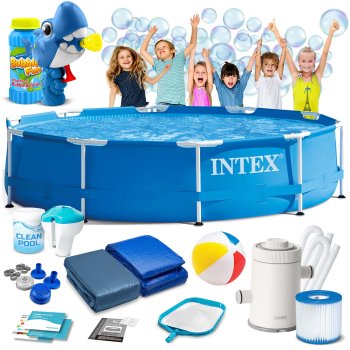 Karkasinis baseinas Intex 28202-M su siurbliu ir priedais, 305 x 76 cm