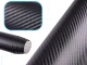 3D anglies pluošto plėvelė Case 130165, 1.52x30m, juoda