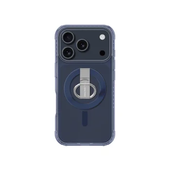 AmazingThing Titan Pro Grip Ring Set dėklas iPhone 17 Pro Max, mėlynas