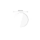 Tech-Protect Glass Fit+ apsauginis stiklas Samsung Galaxy Watch Ultra 2 2026 47mm, 2 vnt.