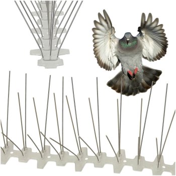 Metaliniai spygliai nuo paukščių ir balandžių 50x11x4 cm
