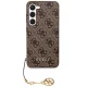 Guess 4G Charms Collection case for Samsung Galaxy A55 - brown