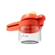 Joseph Joseph JuiceMax Plus citrusinių vaisių sulčiaspaudė su matavimo indu 300 ml, oranžinė