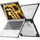 Tech-Protect SmartShell Pro dėklas MacBook Air 13\" (M2/M3/M4) kompiuteriui, juodas / skaidrus