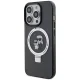 Karl Lagerfeld Ring Stand Karl&Choupette MagSafe dėklas iPhone 13 / 13 Pro, juodas