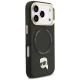 Karl Lagerfeld Big Strap MagSafe dėklas iPhone 17 Pro Max, juodas