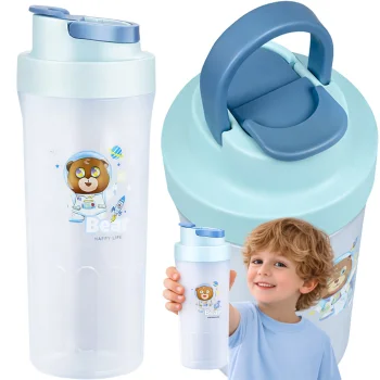 Vaikiška gertuvė mokyklai ir darželiui 500 ml, mėlyna