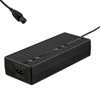 Akyga E-Bike Charger AK-EV-11 42V 2A 84W for 36V Batteries with GX12 3-pin Plug, black