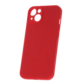 Apple iPhone 15 Pro 6.1'' Matt Silicone Color Case Cover, Red