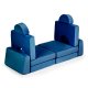 Ecotoys TMSRT-15-NB modulinė vaikiška sofa, 10 dalių, mėlyna