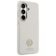 Guess 4G Rhinestone Round Logo MagSafe Case for Samsung Galaxy S26 - Beige