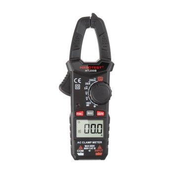 Habotest HT200B Digital Clamp Meter, Black/Red
