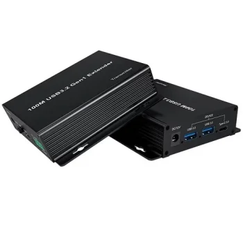 USB 3.2 Gen1 plėtuvas iki 100m, 2x USB-A, 2x USB-C