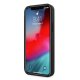 BMW dėklas iPhone 12 / 12 Pro telefonams Leather Curve Perforate, raudonas